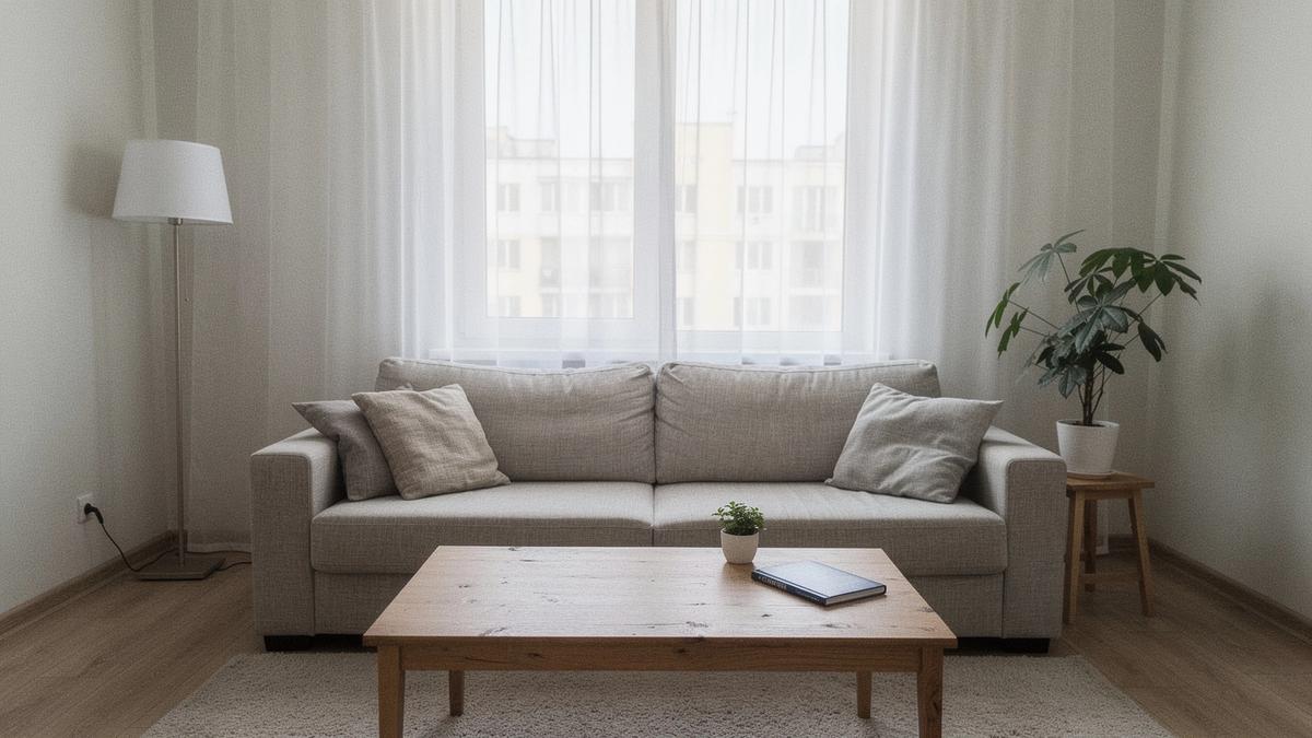 Owner-approved listing thumbnail of a furnished living room in a Kyiv apartment